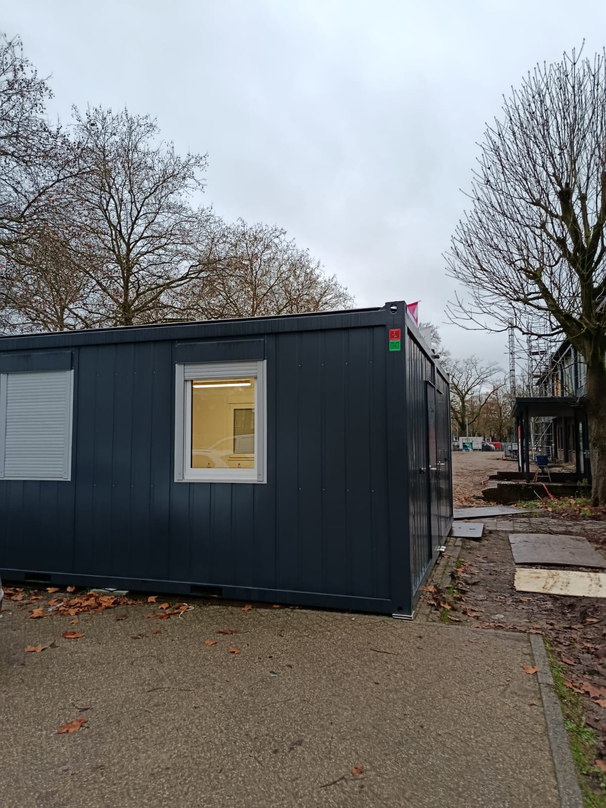 Bouwkeet schoonmaken